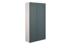 Abbi 600mm Slim 2 Door Storage Unit - Matt Green Camo (Grey Cab)